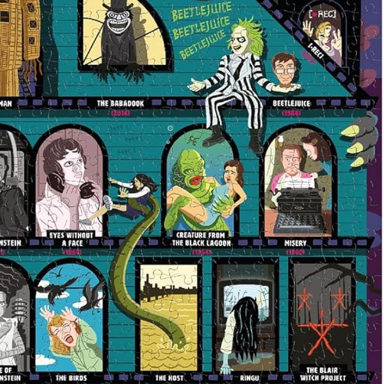 Пъзел Ridleys 50 Must-Watch Scary Movies - 1000 части